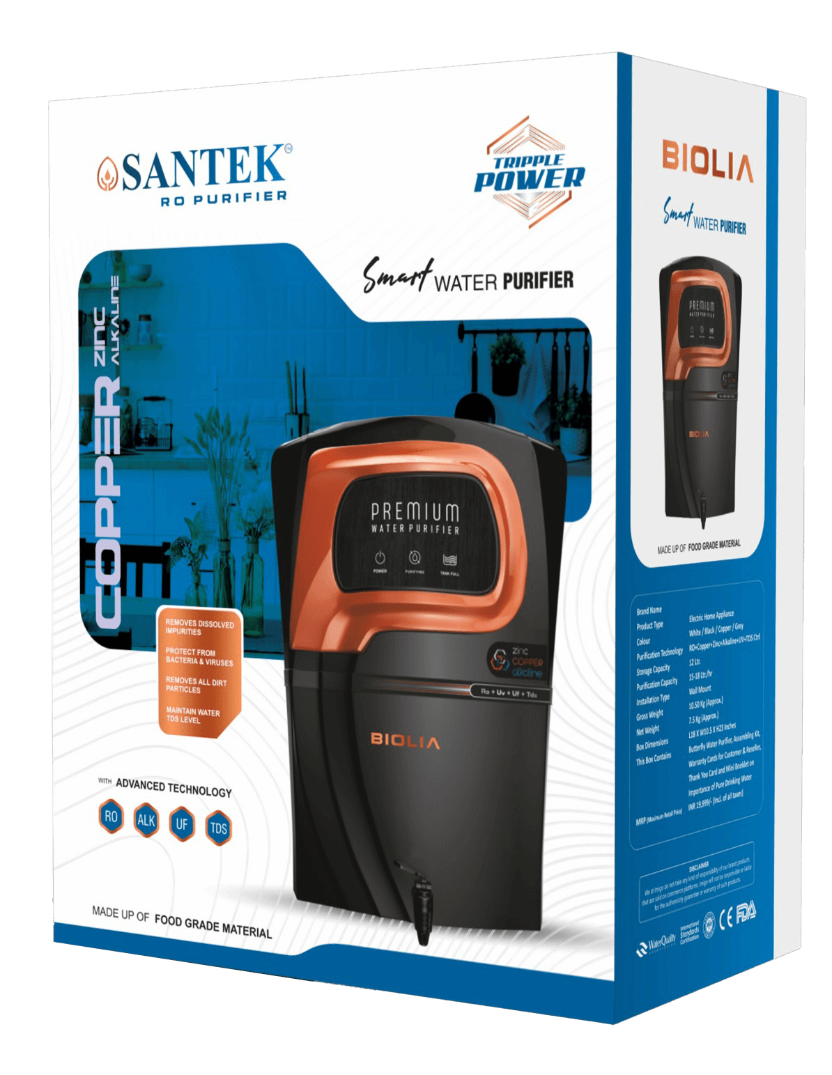 Santek RO Purifier